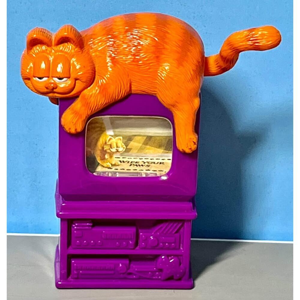 GARFIELD The Movie on TV Viewer Toy 4.5" Wendy's Kids Meal Toy